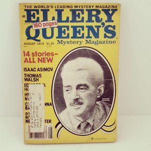 Ellery Queens Mystery Magazine August 1979 Paperback Book